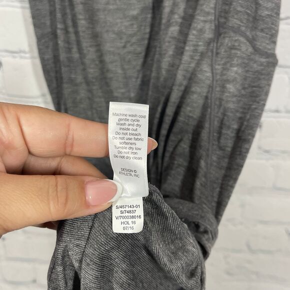 Athleta Racerback Top Women Small Plaid Striped Tennis Activewear Athleisure - Picture 4 of 9